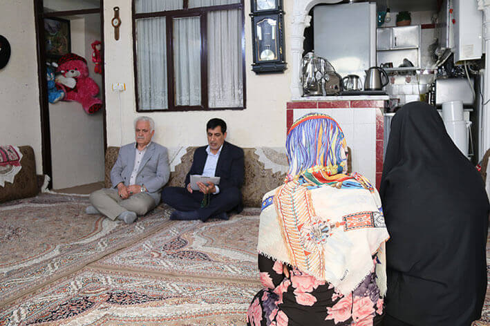 مدیرکل زندان‌های کردستان میهمان خانواده‌های تحت حمایت انجمن
