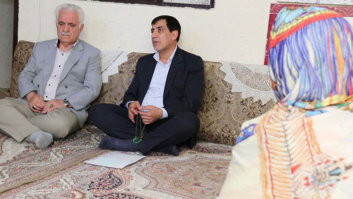 محمد خسروی مدیرکل زندانهای استان کردستان و نایبرئیس هیئتمدیره انجمن میهمان خانوادههای تحت حمایت انجمن