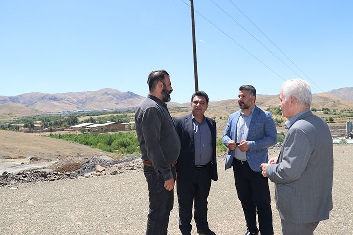 بازدید میدانی از پروژه میلیاردی شهرک آزمایش رانندگی انجمن حمایت زندانیان سنندج